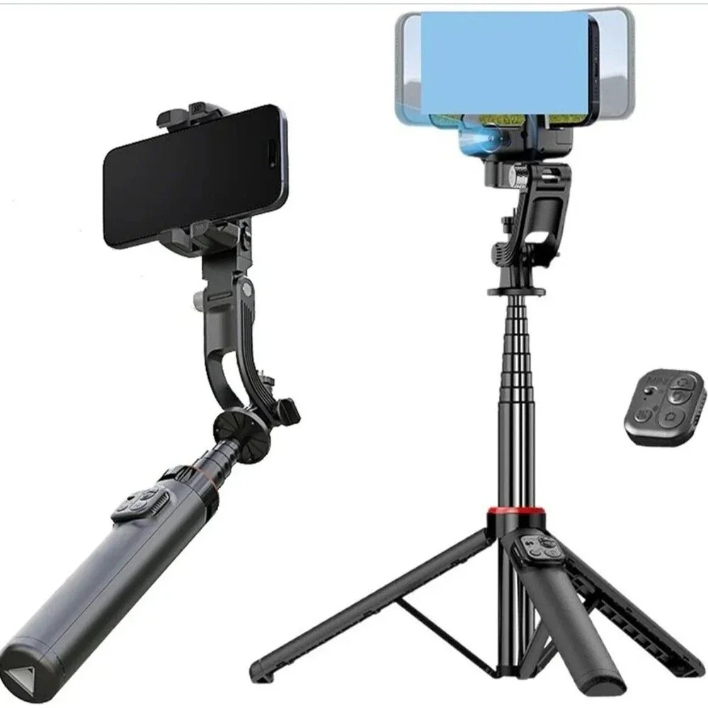 C22 AI Face Tracking Handheld Gimbal Stabilizer 360° Rotation Shoot Selfie Stick
